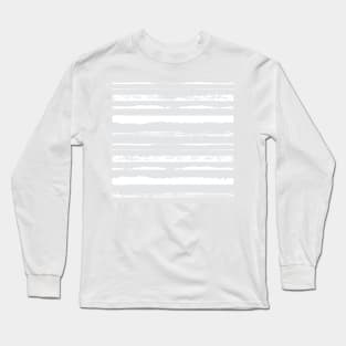 Gray Summer Stripes Long Sleeve T-Shirt